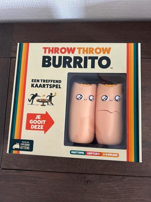 Throw Throw Burrito spel, Hobby en Vrije tijd, Gezelschapsspellen | Bordspellen, Zo goed als nieuw, Ophalen of Verzenden
