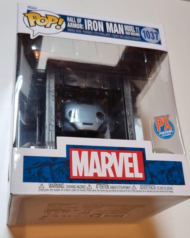 Funko Pop! Iron Man Model 11 War Machine (PX Exclusive), Verzamelen, Poppetjes en Figuurtjes, Zo goed als nieuw, Ophalen