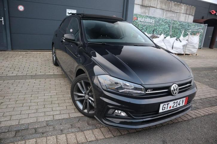 Volkswagen Polo 1.0 TSI 95pk 2020 Zwart, Auto's, Volkswagen, Particulier, Polo, Adaptive Cruise Control, Airbags, Airconditioning