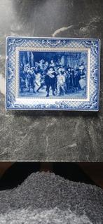 Delfts Blauw Wandbord Nachtwacht, Antiek en Kunst, Antiek | Wandborden en Tegels, Ophalen of Verzenden
