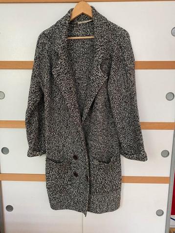 Truly by Part Two - lang wollen gebreid vest gemêleerd M beschikbaar voor biedingen