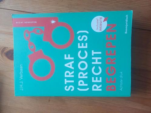 J.H.J. Verbaan - Straf(proces)recht begrepen, Boeken, Wetenschap, Zo goed als nieuw, Ophalen of Verzenden