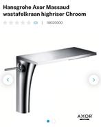 Design wastafelkraan AXOR Massaud - Hansgrohe, Doe-het-zelf en Verbouw, Sanitair, Ophalen of Verzenden, Zo goed als nieuw, Chroom