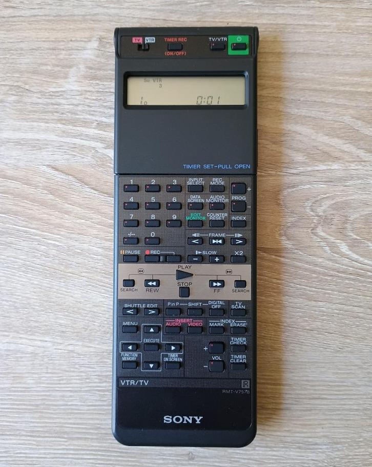 Sony rmt-v757b afstandsbediening origineel rmt v757b, Audio, Tv en Foto, Afstandsbedieningen, Gebruikt, Origineel, Vhs, Ophalen of Verzenden