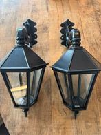 M32 aluminium mooie zwarte buitenlamp - set van 2, Ophalen, Minder dan 50 watt, Wandlamp, Aluminium