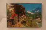 Vintage puzzel landschap Zwitserland. 3000 stukjes Jumbo, Ophalen of Verzenden, Meer dan 1500 stukjes, Zo goed als nieuw, Legpuzzel