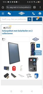 Solarpakket met Solarboiler en 2 collectoren, Ophalen, Zo goed als nieuw, Compleet systeem