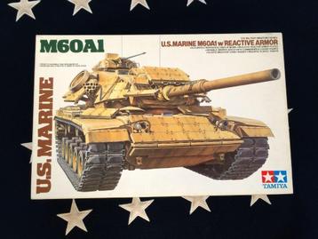 Tamiya	35157	U.S. M60A1 with Reactive Armor  	1/35 beschikbaar voor biedingen