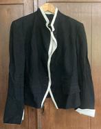 Mooi zwart linnen mantel pakje van Pauw Amsterdam, Kleding | Dames, Ophalen of Verzenden, Zo goed als nieuw, Maat 38/40 (M), Zwart