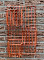 Leuk Saccose Binetta Wandrek - draadstaal vintage retro, Huis en Inrichting, Woonaccessoires | Wandplanken en Boekenplanken, Ophalen of Verzenden