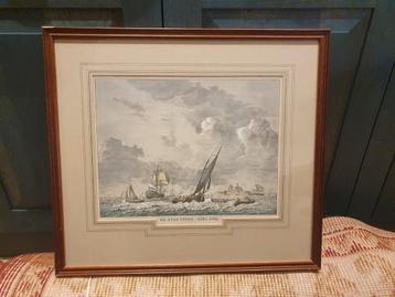 Gezicht op Veere, gezien vanaf de Westerschelde Bendorp 1784 beschikbaar voor biedingen