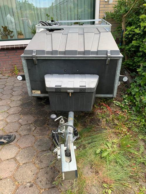 Falco tent (VERKOCHT) + Saris bagagewagen RT500 GC, Caravans en Kamperen, Tenten, tot en met 4, Gebruikt, Ophalen
