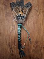 Smudge waaier/ Featherfan met ruwe fucksiet, Ophalen of Verzenden