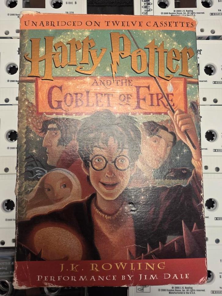 Harry Potter en de Vuurbeker - Luistercassettes, Cd's en Dvd's, Cassettebandjes, Gebruikt, Origineel, Kinderen en Jeugd, 2 t/m 25 bandjes