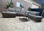 ZGAN Royale Ribstof U-Bank / Hoekbank - Taupe - 352cm, Ophalen, -, -, 300 cm of meer