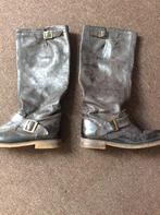 Laarzen 37 bruin leder hoog, Ophalen of Verzenden, Zo goed als nieuw, Bruin, Hoge laarzen