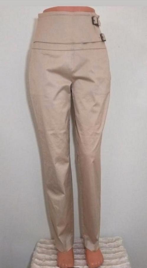 Haute couture beige lange broek van Erny van Reijmersdal, Kleding | Dames, Broeken en Pantalons, Zo goed als nieuw, Maat 36 (S)