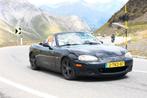 Mazda MX-5 2005 Zwart Impuls NBFL, Auto's, Mazda, Achterwielaandrijving, Stoelverwarming, Beige, 4 cilinders