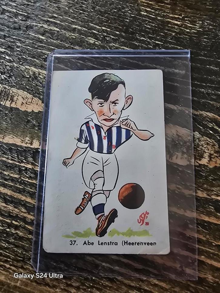 Abe Lenstra Spark Voetbalplaatje Heerenveen, Verzamelen, Sportartikelen en Voetbal, Gebruikt, Spelerskaart, Overige binnenlandse clubs