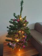 Kleine kunst kerst boompje met versiering, Diversen, Kerst, Ophalen of Verzenden, Zo goed als nieuw