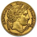 20 frank Ceres Frankrijk, Ophalen of Verzenden, Frankrijk, Losse munt, Goud