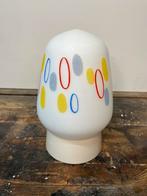 Vintage mid century opaal glazen plafond lamp, Ophalen of Verzenden, Gebruikt, Glas, Mid century vintage retro