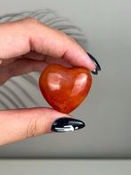 Carneool hart(en) (moederdag tip), Sieraden, Tassen en Uiterlijk, Edelstenen, Ophalen of Verzenden, Zo goed als nieuw