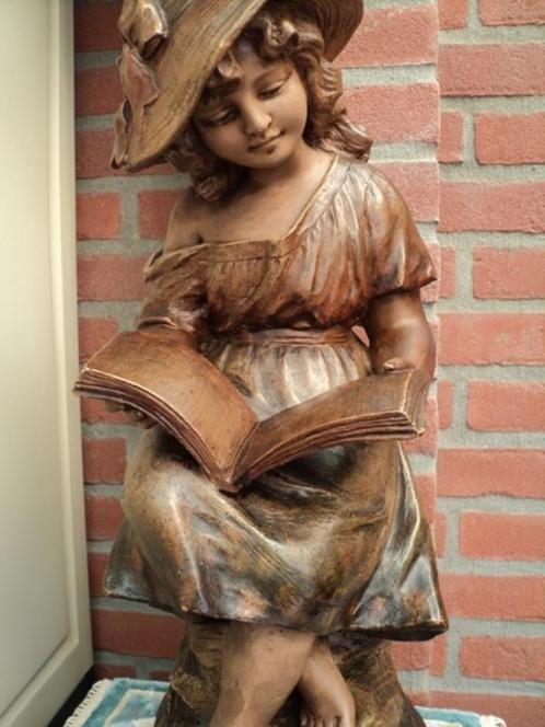 prachtig antiek Vaerenbergh beeld van krijt, Antiek en Kunst, Kunst | Beelden en Houtsnijwerken, Ophalen