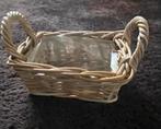 Rieten mand, 25x18cm, nieuw, Mand, Nieuw, Ophalen of Verzenden, Riet