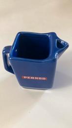 Pernod Blauwe keramiek kan Petit Pichet met oor, Verzenden