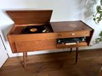 Vintage platenspeler meubel van hout, Audio, Tv en Foto, Platenspelers, Ophalen, Gebruikt, Platenspeler, Overige merken