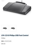 Philips dicteerapparaat voetpedaal usb LFH-2310 etc, Audio en Video, Ophalen of Verzenden