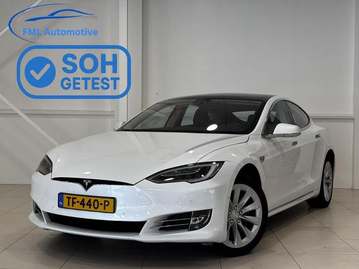 Tesla Model S 75D Base | 87% SOH | Wit metallic | Autopilot, Auto's, Tesla, Bedrijf, Te koop, Model S, 4x4, ABS, Achteruitrijcamera