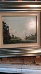 Gesigneerd oud olieverfschilderij., Ophalen of Verzenden