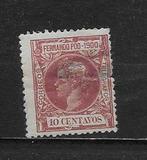 Spaans Fernando Poo 1900, Verzenden, Overige landen, Gestempeld