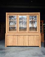 Grote Greeploze buffetkast | Teakhouten wandkast #2514, Huis en Inrichting, Kasten | Buffetkasten, Niet ingevuld, 200 cm of meer