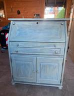 Blauw vintage secetaire kastje, Ophalen, Zo goed als nieuw