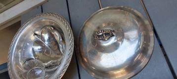   Zilver en verzilverd  oud ziver antiek beschikbaar voor biedingen