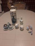 Servies handgeschilderd Delft. Prijs is voor de set. Bekijk, Antiek en Kunst, Ophalen of Verzenden