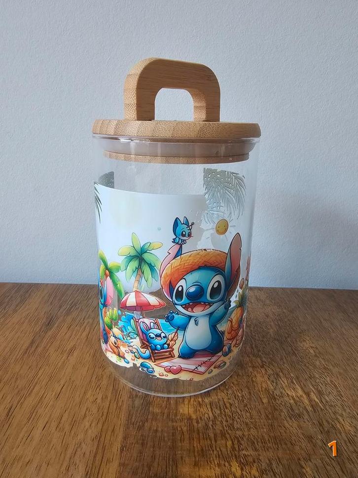 Stitch cashstuffing spaarpot, voorraadpot, snoeppot, Huis en Inrichting, Woonaccessoires | Stolpen, Nieuw, Ophalen of Verzenden