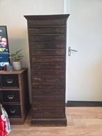 Antiek houten ladekastje / vintage opbergkast, Antiek en Kunst, Antiek | Meubels | Kasten, Ophalen