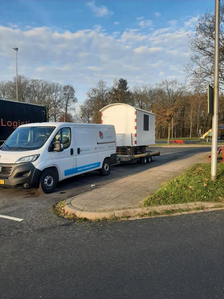 Pipowagen transport pipowagen vervoeren schaftkeet transport, Diensten en Vakmensen, Koeriers, Chauffeurs en Taxi's