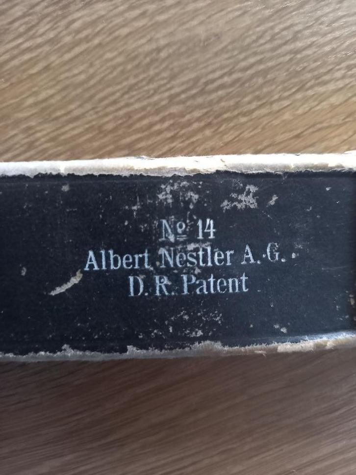 rekenliniaal No 14 Albert Nestler A.G. jaren 1930, Antiek en Kunst, Antiek | Gereedschap en Instrumenten, Ophalen of Verzenden
