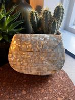 Parel tas, Ophalen of Verzenden, Gebruikt, Wit, Handtas