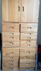 3 Ikea kastjes, Huis en Inrichting, Ophalen, Gebruikt, Grenen