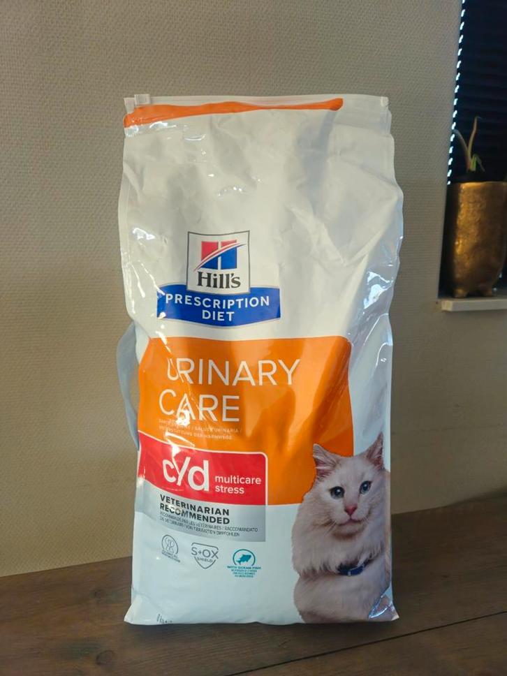 Hills Urinary c/d multicare stress. Smaak zeevis, grote zak!, Dieren en Toebehoren, Dierenvoeding, Kat, Ophalen of Verzenden