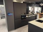 KEUKEN EILANDKEUKEN KVIK PRATO BLACK met composietblad, Ophalen, Zwart, Overige typen, Nieuw
