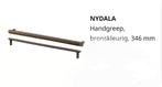 Gezocht: 4x Nydala bronzen handgreep 34mm, Huis en Inrichting, Keuken | Keukenelementen, Ophalen of Verzenden, Zo goed als nieuw
