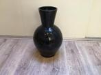 Grote zwarte handgemaakte vaas, keramiek, zwart, Ophalen, Zwart, Aardewerk of Porselein, Zo goed als nieuw