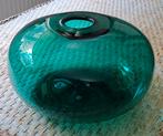 Prachtige groene vintage Ikea Stockholm vaas, Huis en Inrichting, Ophalen, Minder dan 50 cm, Groen, Glas